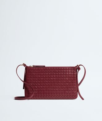 Bottega Veneta Pochette Intrecciato Piccolo media - Rosso - Donna - U