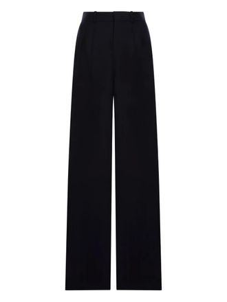 Saint Laurent wide-leg tailored trousers - Blue