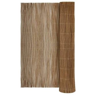 Berkfield Home Willow Fence 120x300 cm in Brown