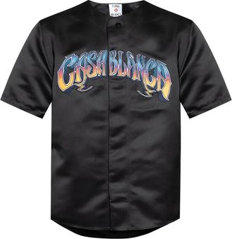 Casablanca Camicia stile baseball Gothic - Nero