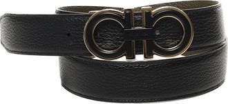 Ferragamo Gancini Belt In Calfskin