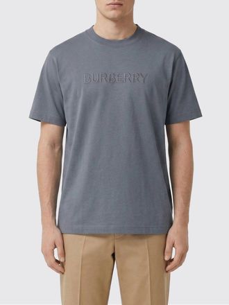 Burberry T-shirt in cotone con logo Burberry
