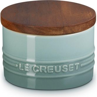 LE CREUSET Signature Stoneware 7-Ounce Storage Canister in Sea Salt at Nordstrom