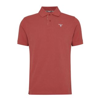 Barbour Tartan Pique Polo Shirt - male - Barbour - Polo Shirts - Red - 2XL - Tops