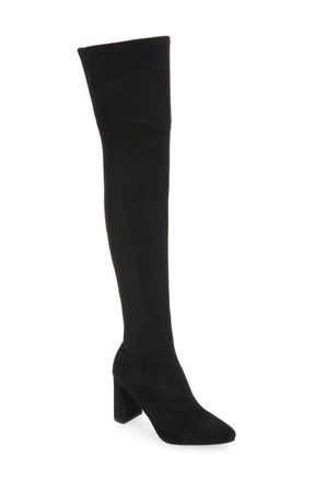 Jeffrey Campbell Parisah Over the Knee Boot in Black Suede at Nordstrom, Size 5.5