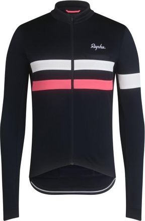 Rapha Brevet Long Sleeve Jersey Velotrikot für Herren | schwarz