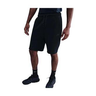 Nike Tech Fleece Shorts - Heren - Korte sportbroeken - Zwart - XL - Katoen - Fitness