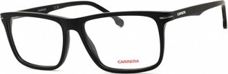 Carrera Mens Black Rectangular Eyeglass Frames CARRERA286