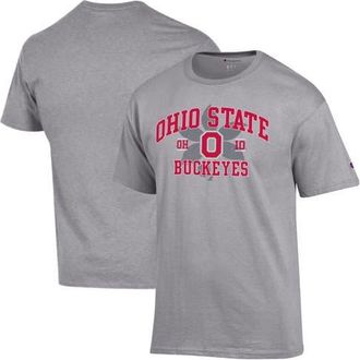 Champion Mens Champion Heather Gray Ohio State Buckeyes Varsity T-Shirt at Nordstrom, Size Large