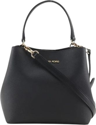 Michael Kors Pre-owned PVC Bucket 2way Tas - Dames - Vintage Handtas - Zwart - ONE Size - Vintage