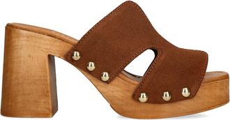 Steve Madden Womens Suede Sunkissed Brown Sandals - Size UK 8