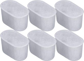 OEM Paquete De 6 Filtros De Agua Para Cafeteras - Cartuchos De Filtro De Carb&oacute;n Activado - Reutilizables - Compatibles
