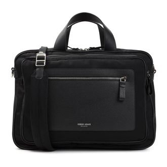 Giorgio Armani Borsa ventiquattrore - - Bags - Uomo - Nero - ONE SIZE