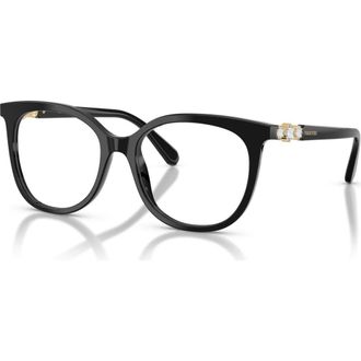 Swarovski 52mm Phantos optical glasses in Black at Nordstrom