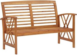 vidaXL Panchina da Giardino 119 cm in Legno Massello dAcacia - Vidaxl