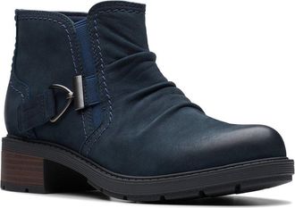 Clarks Hearth Clara Nubuck Bootie