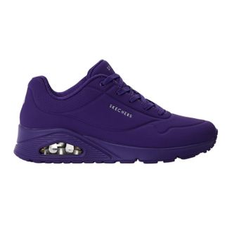 Skechers Dames Durabuck Uno Sneakers (Paars)