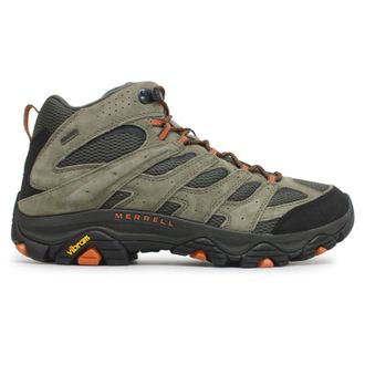 Merrell Moab 3 Mid GTX Leather Textile Mens Ankle Boots - UK 7.5 - US 8 Men - EU 41.5 - Olive - Size:UK 7.5