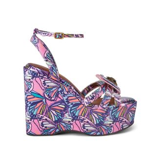 Kurt Geiger Womens Butterfly Wedge Heels - Lilac