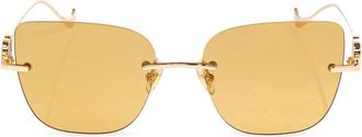 Valentino Sunglasses, female, Yellow, Size: 54 MM Vg0033S Sunglasses