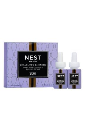 Nest New York x Pura Home Fragrance Diffuser Refill Duo in Cedar Leaf at Nordstrom
