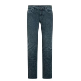 Emporio Armani Straight Jeans, male, Blue, Size: W40 Slim-fit Jeans