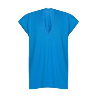 Dries Van Noten Mujer, Camisetas, Azul, Talla: M