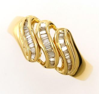 C&A Yellow Gold Yellow Gold (18K) Band Ring (Pre-Owned)