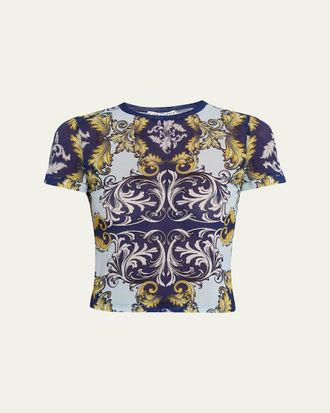 Alice & Olivia Tess Crewneck Tee