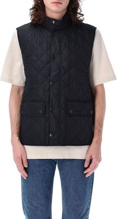 Barbour Navy Blue Embroidered Logo Vest