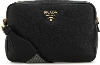 Prada Black Leather Crossbody Bag