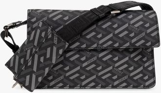 Versace Logo Detailed Crossbody Bag