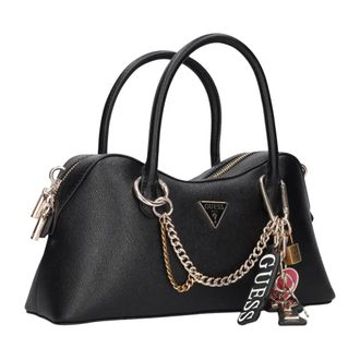 Guess Tassen, Dames, Zwart, ONE Size, Davina Satchel