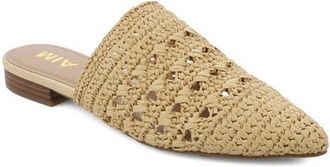 Mia Jany Raffia Mule in Natural at Nordstrom, Size 6.5