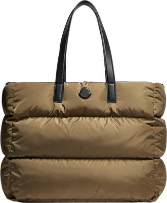 Moncler Caradoc Water-repellent Tote Bag Green Size One size