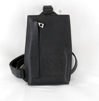 Loewe Black Leather Sling Bag (Pre-Owned)