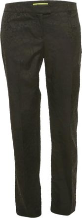 Versace Jeans Couture Pantaloni con effetto jacquard 44 - Nero