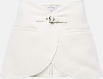 Courr&egrave;ges Ellipse twill miniskirt