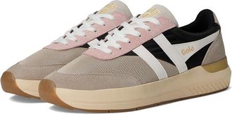 Gola Raven Womens Shoes Wheat/Black/Feather Grey : 7 B - Medium, Leather/Rubber/Suede