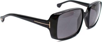 Tom Ford Black Kaya Square-Frame Sunglasses