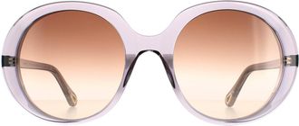 Chlo&eacute; Chloe Ovale dames transparant grijs bruin gradi&euml;nt ch0007s