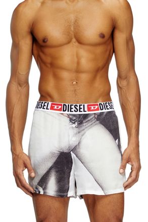 Diesel Boxer shorts with graphic print - Boxer Woven - Man - White