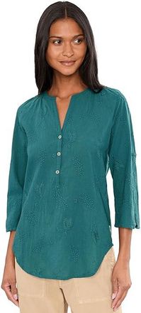 Royal Robbins Oasis Tunic II 3/4 Sleeve Womens Clothing Balsam : XS, Cotton