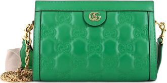 Gucci GG GG Matelasse Leather Small shoulder bag - Groen