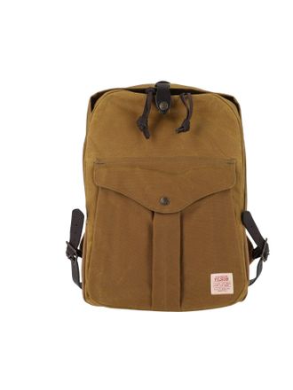 Filson Brown Cotton Journeyman Backpack