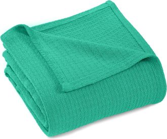 Superior Waffle Weave Honeycomb Knit Cotton Blanket by Superior