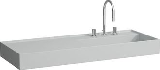 Laufen Laufen - Kartell Lavabo, Bajo Encimera, Repisa Izquierda, 1 Agujero