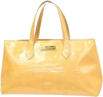 Louis Vuitton Pre-owned Handbags, female, Beige, Size: ONE SIZE Pre-owned Wilshire Handbag