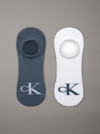 Calvin Klein Pack De 2 Pares De Calcetines Invisibles De Algod&oacute;n Suave