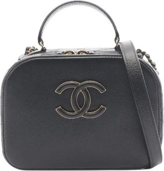 Chanel Pre-owned Matelasse Leren 2way Schoudertas - Dames - Vintage Handtas - Zwart - ONE Size - Leer - Vintage